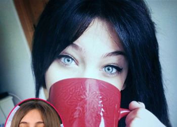 //paris jackson dark hair