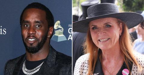 split image of P Diddy and Sarah Ferguson