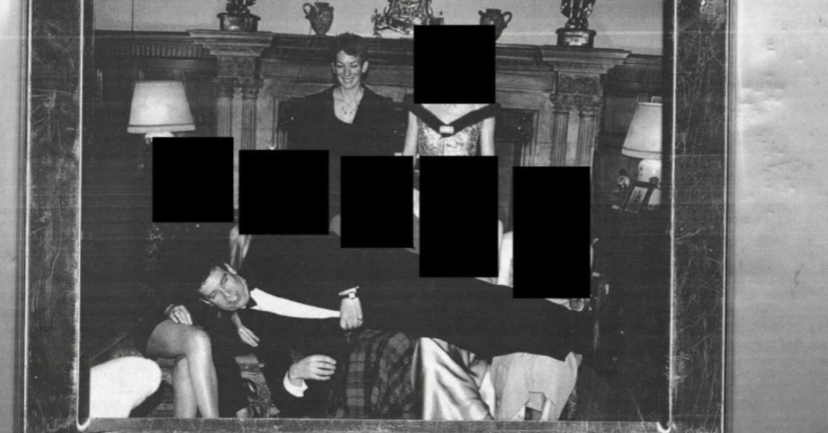 Photo of Prince Andrew and Ghislaine maxwell