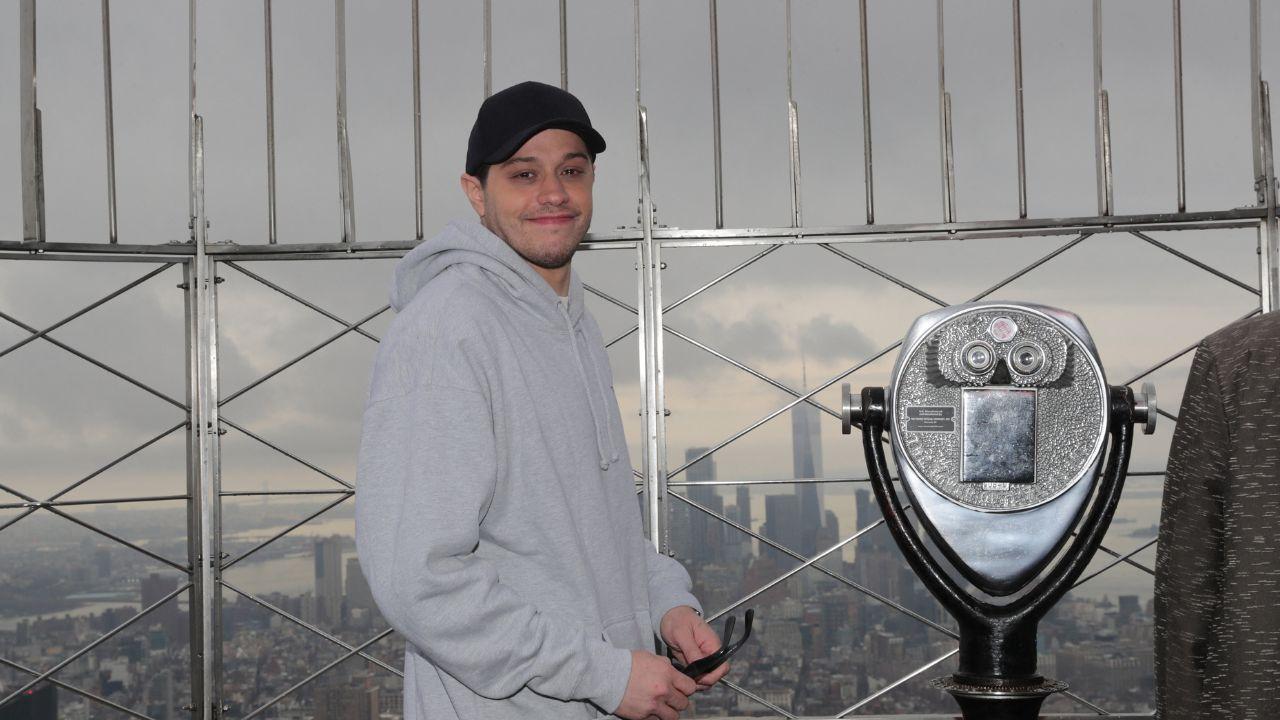 Pete Davidson discusses his struggle with drug addiction as he prepares to embrace fatherhood.