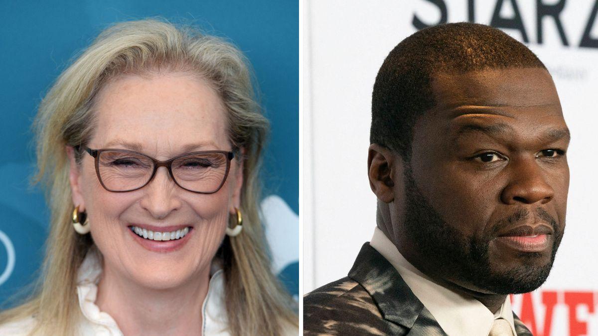 Meryl Streep and 50 Cent sparked attention after sitting courtside together at a New York Knicks game in 2014.
