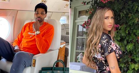 tristan thompson alleged third baby mama maralee nichols first photo newborn son