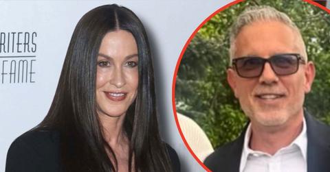 Split photo of Alanis Morissette and Jonathan Todd Schwartz