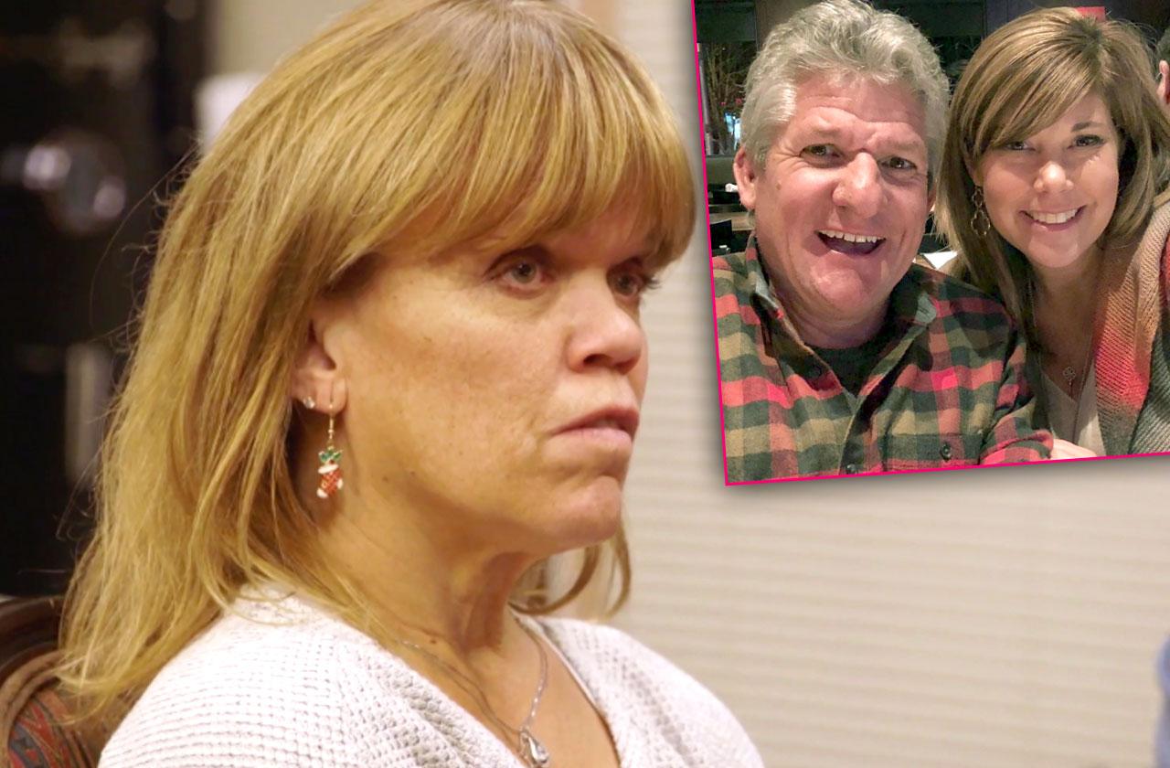 //amy roloff reflects on divorce while ex matt cuddles caryn chandler pp