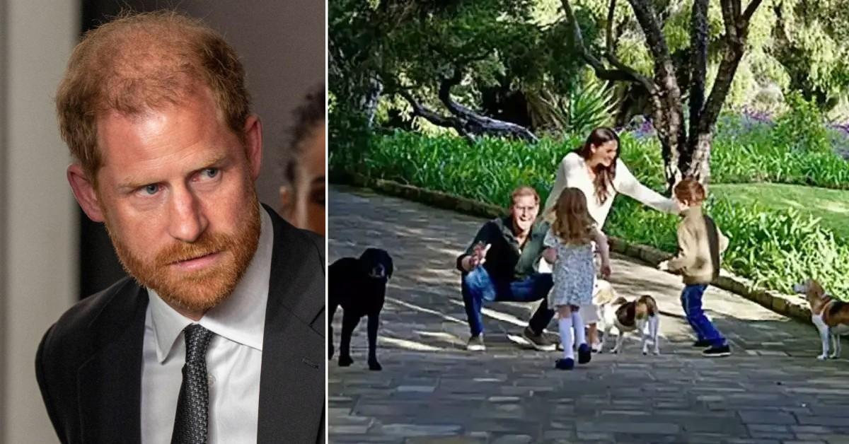 Photo of Prince Harry and his family