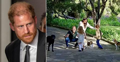 Photo of Prince Harry and his family