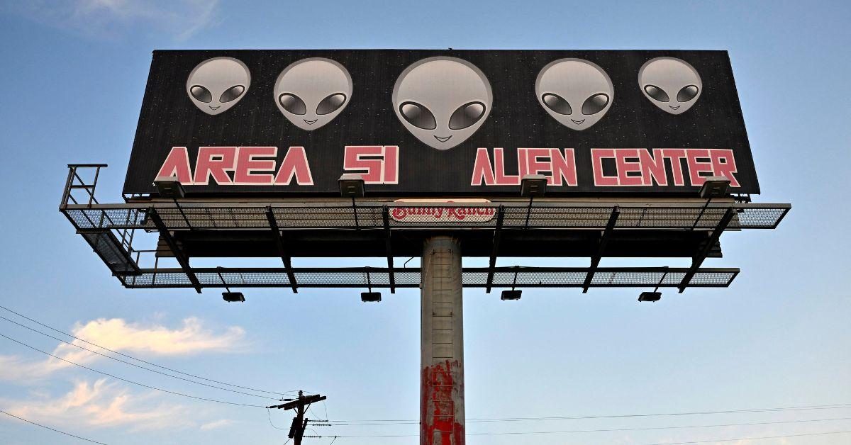 Photo of Area 51 Alien Center billboard