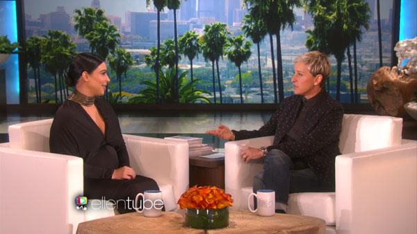 Kim Kardashian Ellen DeGeneres Show