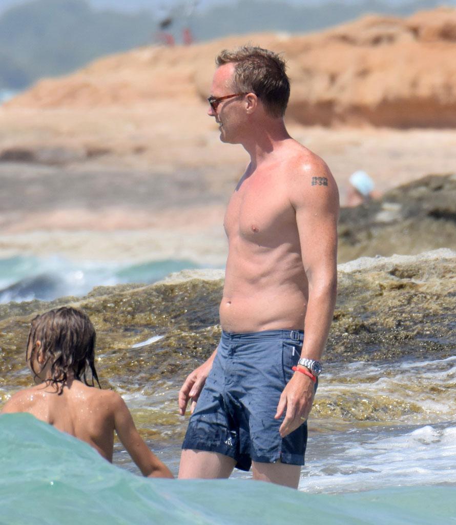 Jennifer Connelly, 52, joins her shirtless husband Paul Bettany on a yacht  in Capri