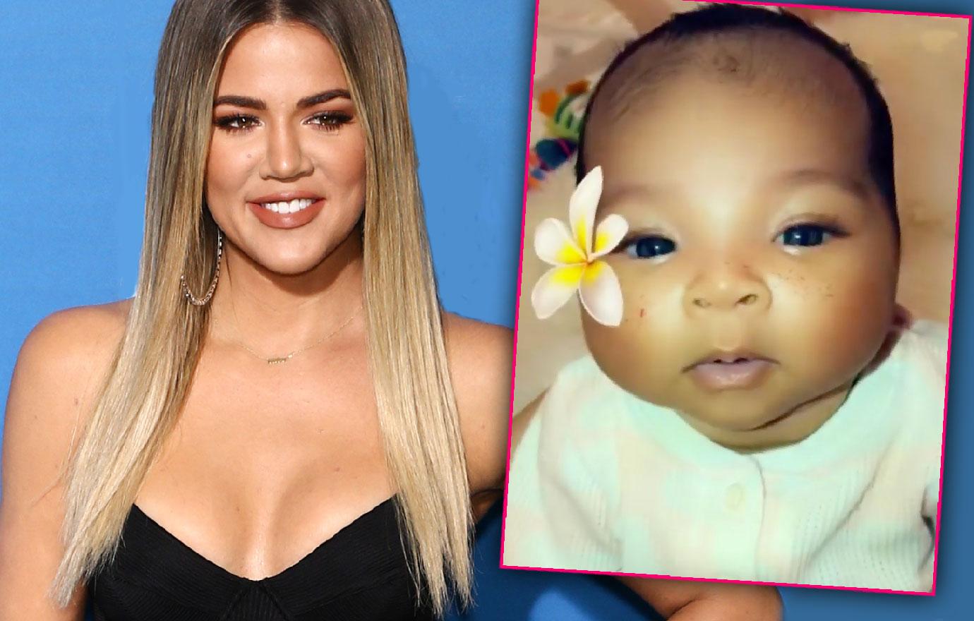 Khloe Kardashian Shows Off First Video Of Baby True