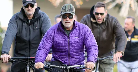 arnold schwarzenegger bike crash pp