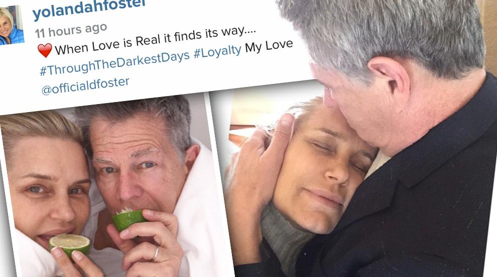 Love Over Lyme Disease Yolanda Foster's Husband David Embraces Sick