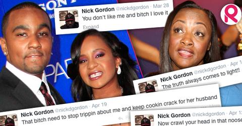 //nick gordon bobbi kristina tweets pat houston whitney wide