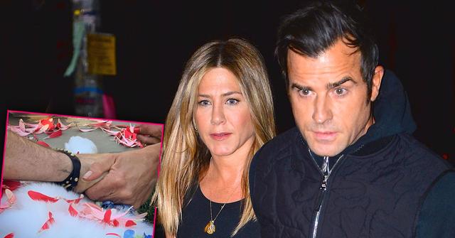 Justin Theroux & Jennifer Aniston Appear To Reunite As Dog Dies