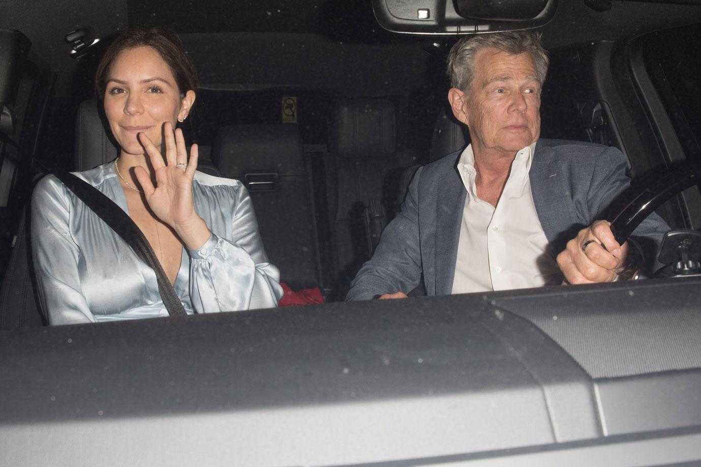 Katharine McPhee & Husband David Foster On Date After Honeymoon