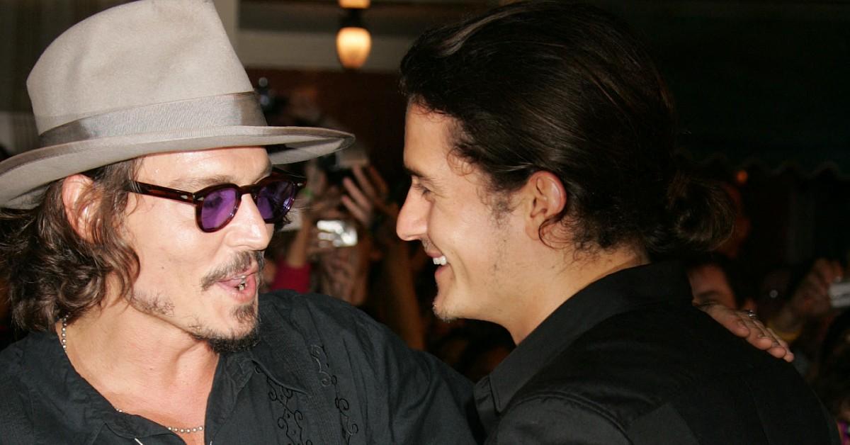 Photo of Johnny Depp and Orlando Bloom