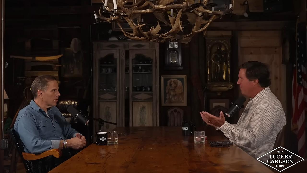 Carlson made his comments during an interview with Hunter Biden.