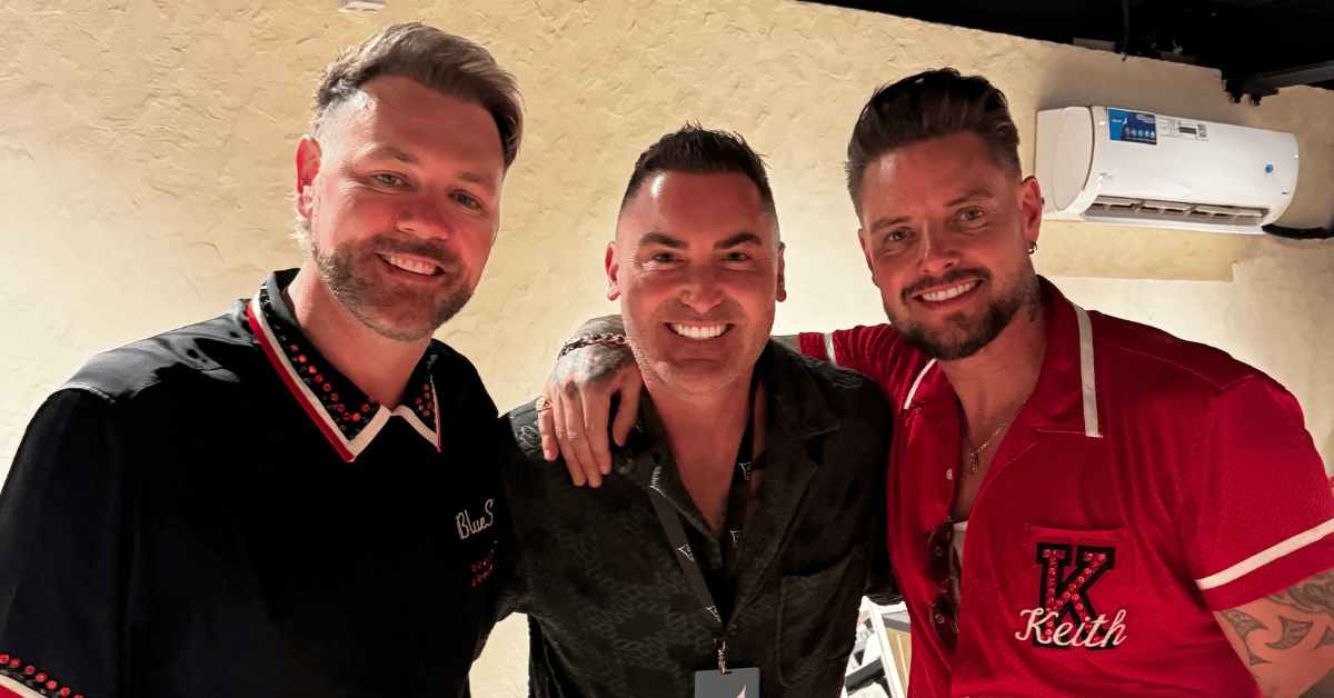 Matt Haycox, Brian McFadden and Keith Duffy
