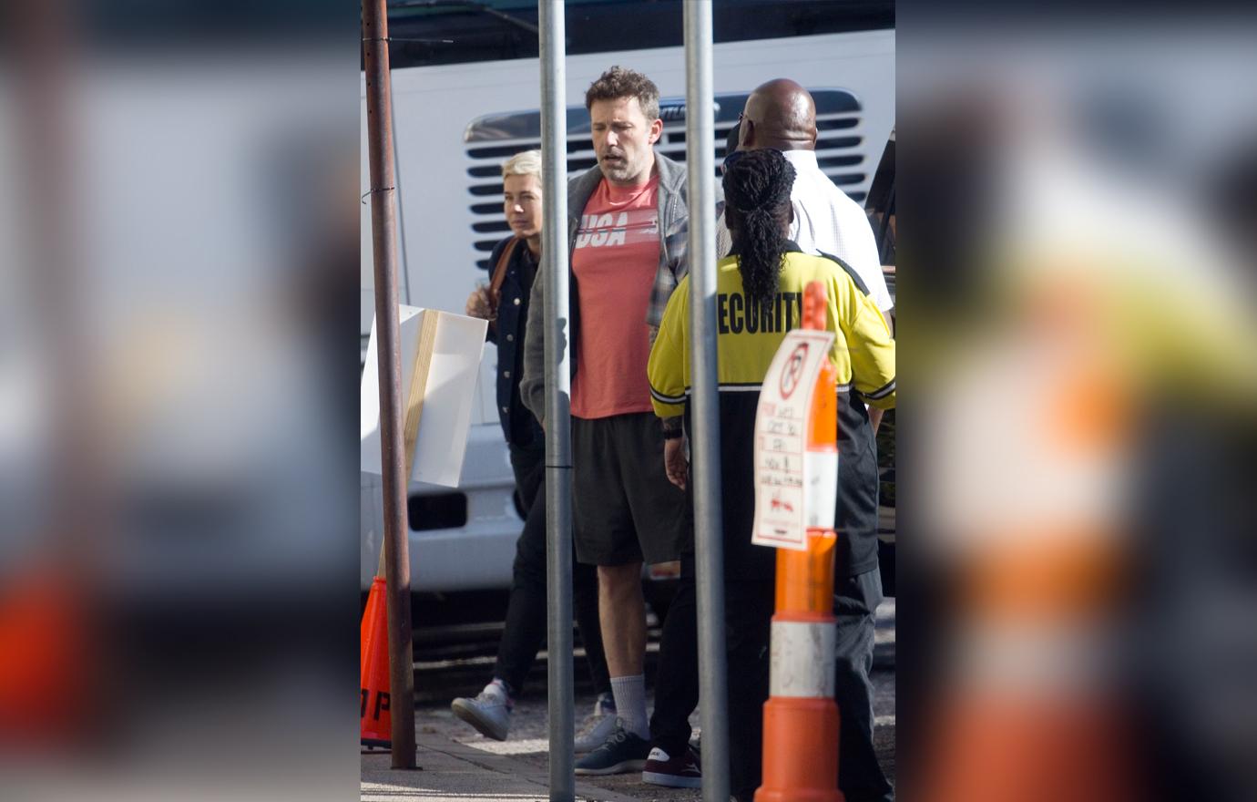 Ben Affleck Looks Disheveled While Filming After Relapse