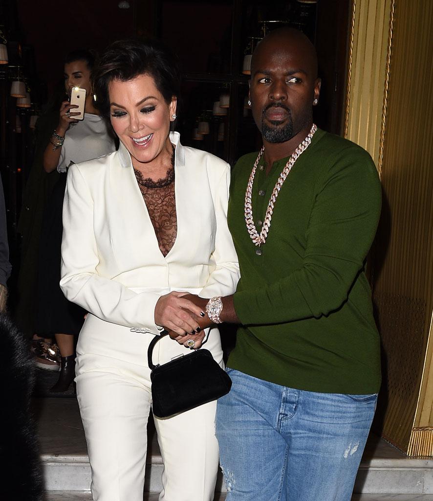 Kris Jenner Corey Gamble Drunk Paris