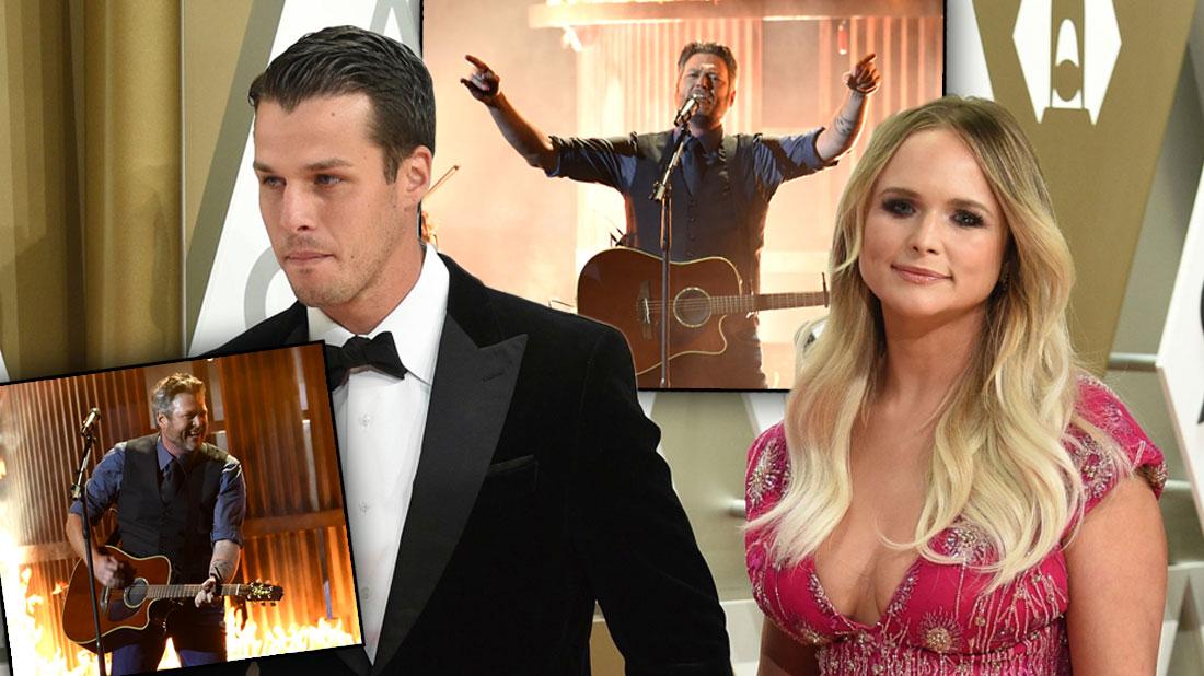 Miranda Lambert & Husband At CMA Awards, Blake Shelton Performs