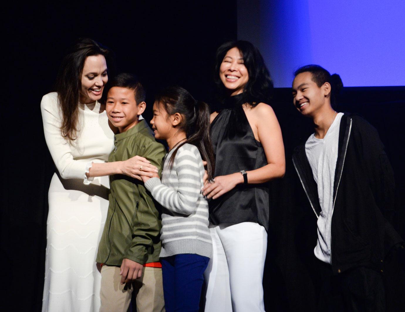 //angelina jolie friendship cambodian writer loung ung