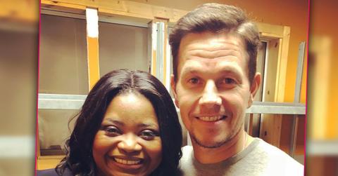 //Octavia Spencer Mark Wahlberg working out pp