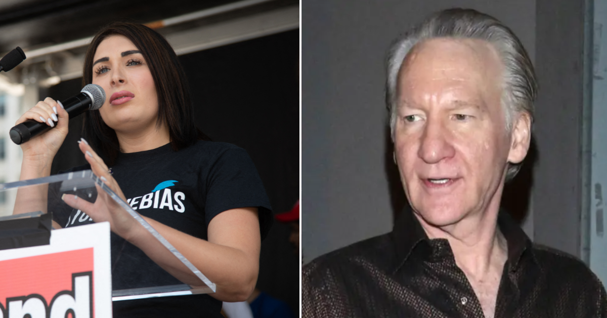 Composite photo of Laura Loomer and Bill Maher