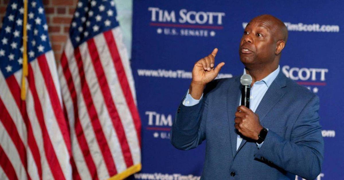 gop senator tim scott ridiculed claiming dates lovely christian girl jpg