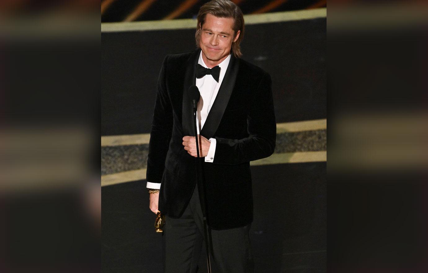 ‘I Adore You!’ Brad Pitts Gets Emotional And Thanks Kids During Oscars Acceptance Speech