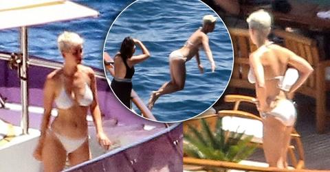 //Katy perry white bikini luxury yacht pp