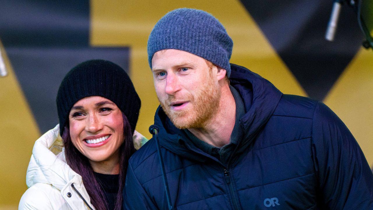 A photo of Meghan Markle and Prince Harry