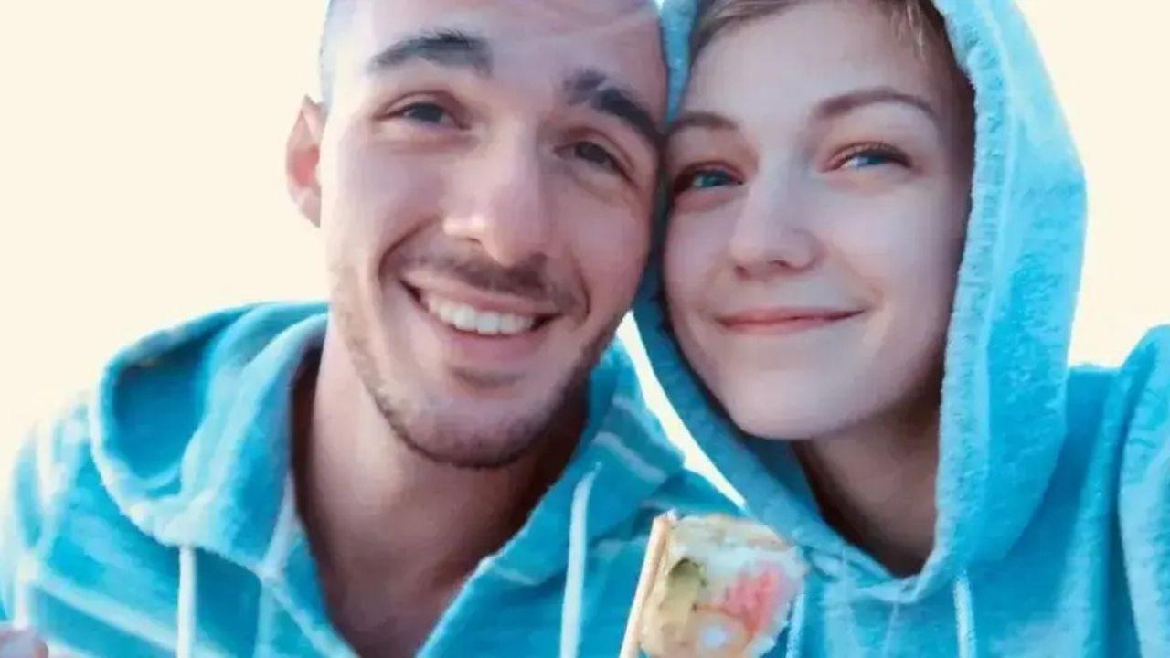 A photo of Brian Laundrie and Gabby Petito