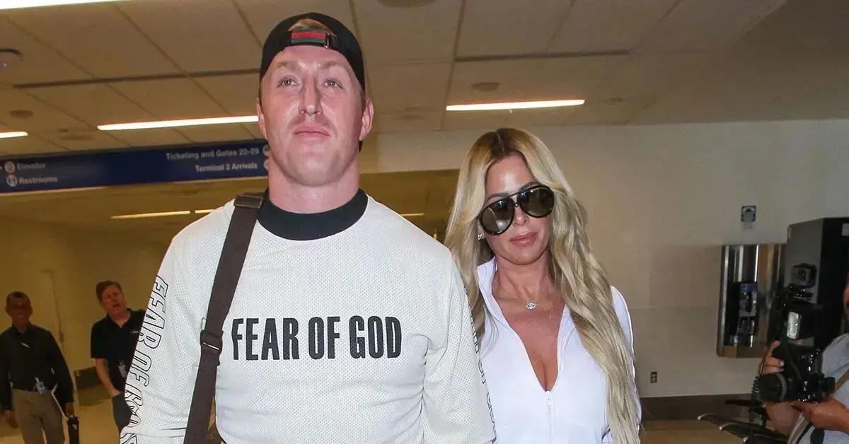 kim zolciak and kroy walking together