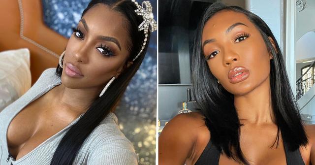 porsha williams engaged simon ex friend falynn cuts ties