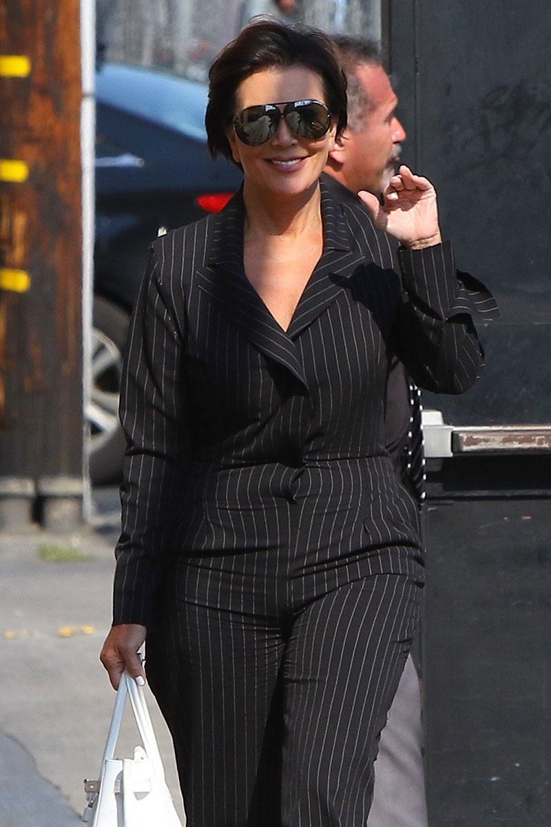 Kris Jenner fat suit popping open