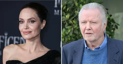 Composite image of Angelina Jolie and Jon Voight