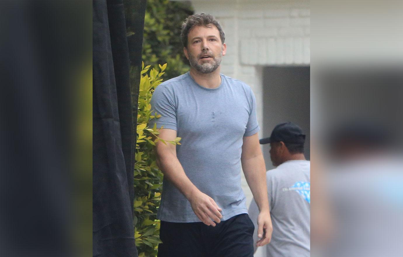 ben affleck leaves rehab substance abuse playboy model girlfriend shauna sexton