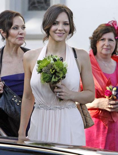 //katharine mcphee bridesmaid sister wedding