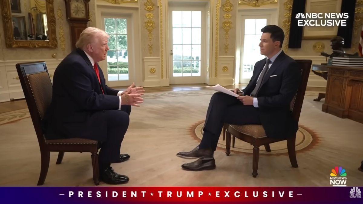 Photo of Donald Trump and Tom Llamas