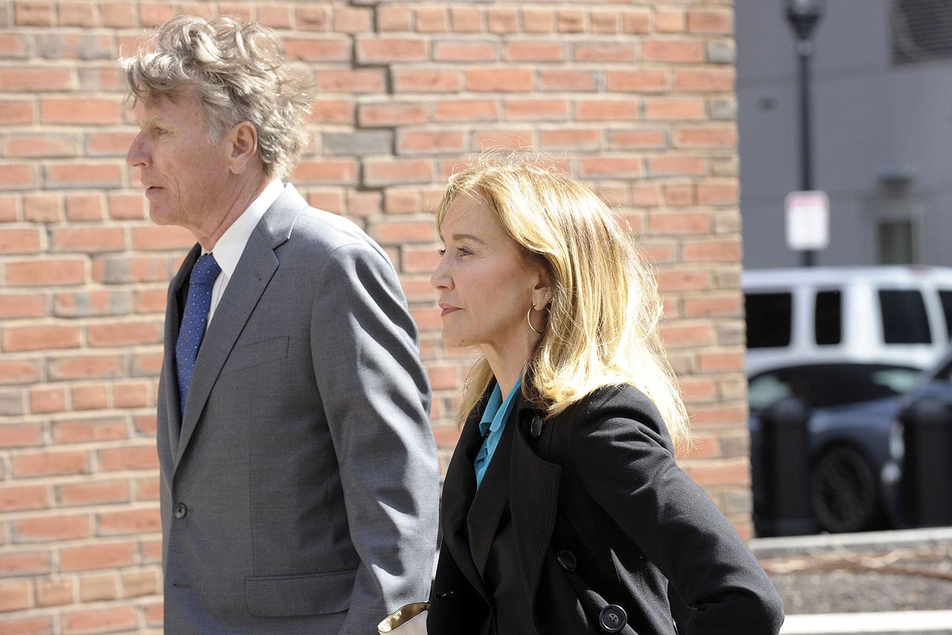 Felicity Huffman Arrives In Boston Court To Face Charges In College Admissions Scandal