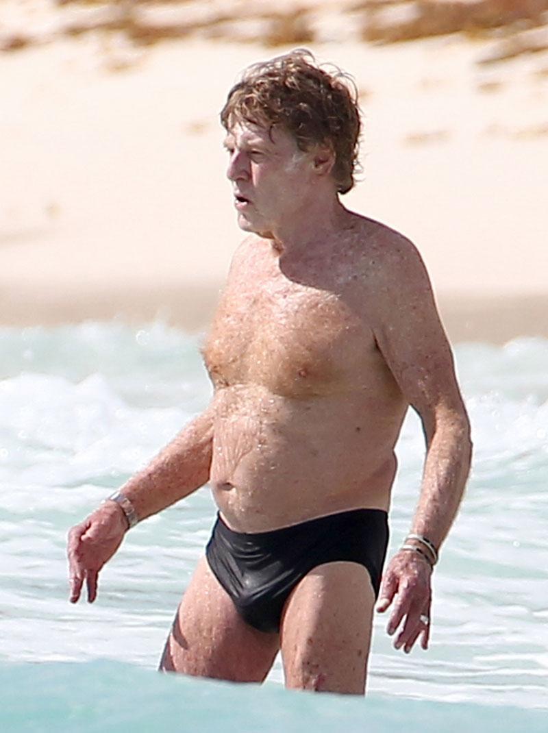 Robert Redford Speedo Wife Sibyl Szaggars Mexico Beach Pics