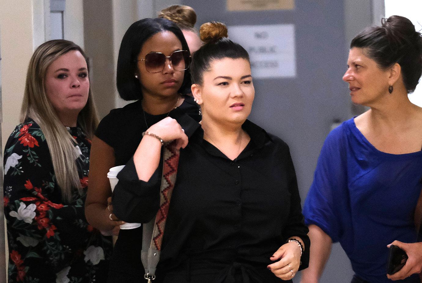 Amber Portwood and Other Teen Mom OG In Courtroom Lobby Amber Portwood's Ex Gives Cops Scathing Audio Clips To Be Used In Abuse Trial