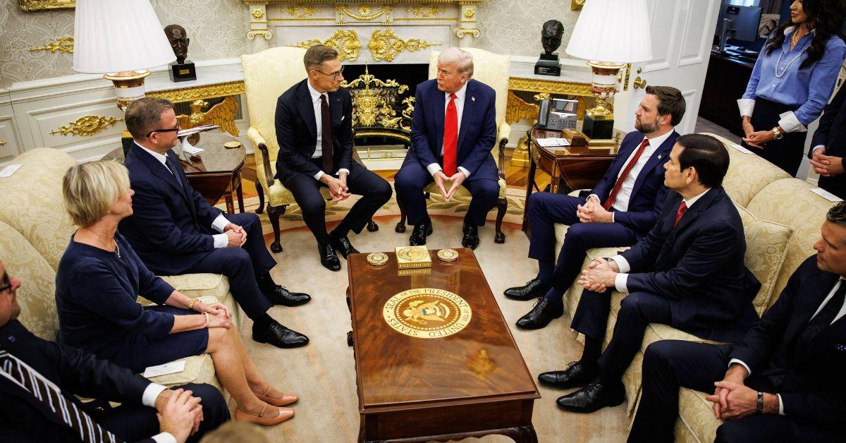 Trump discussed his mental and physical health while meeting with Finnish President Alexander Stubb.