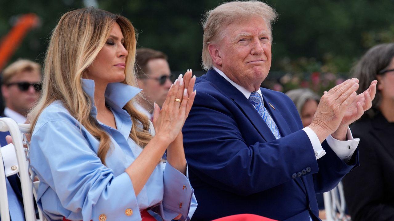 picture of Melania trump and Donald Trump