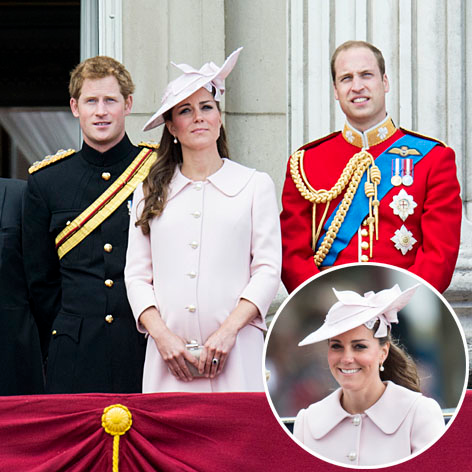 //kate middleton prince harry william square getty