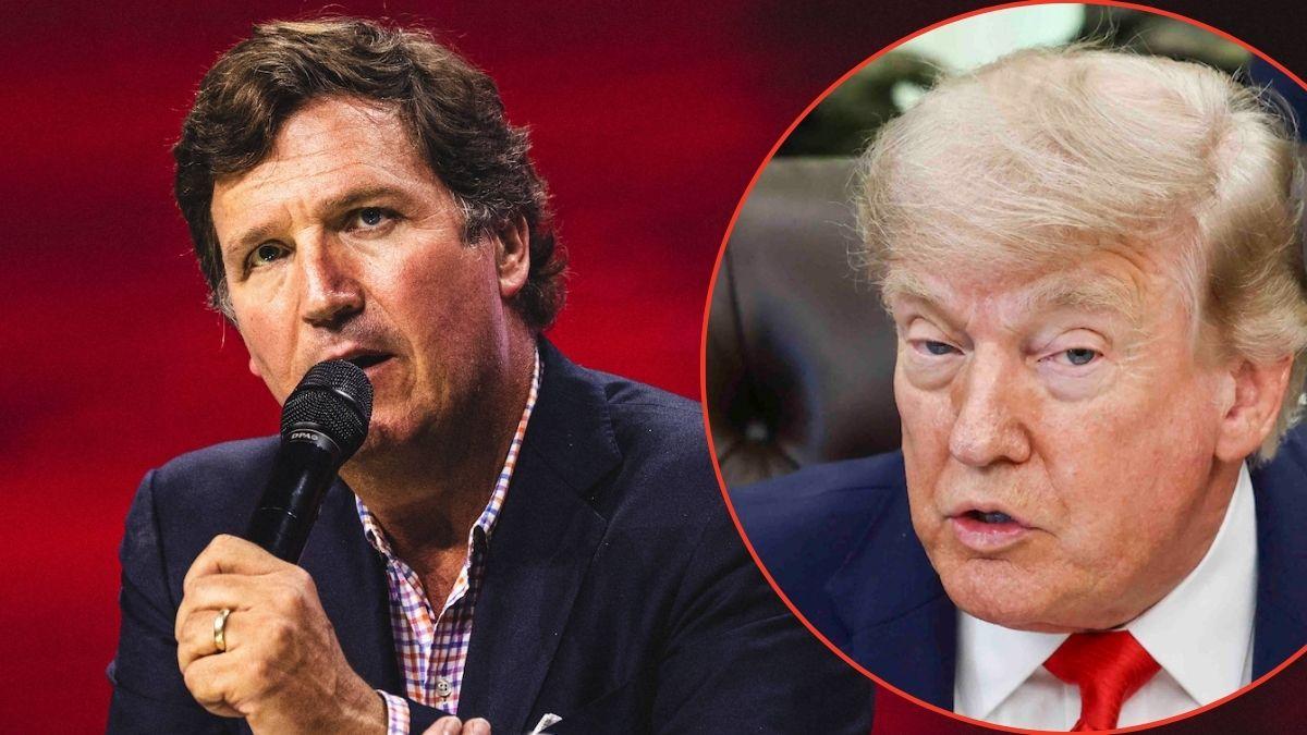 Photo of Tucker Carlson, Donald Trump