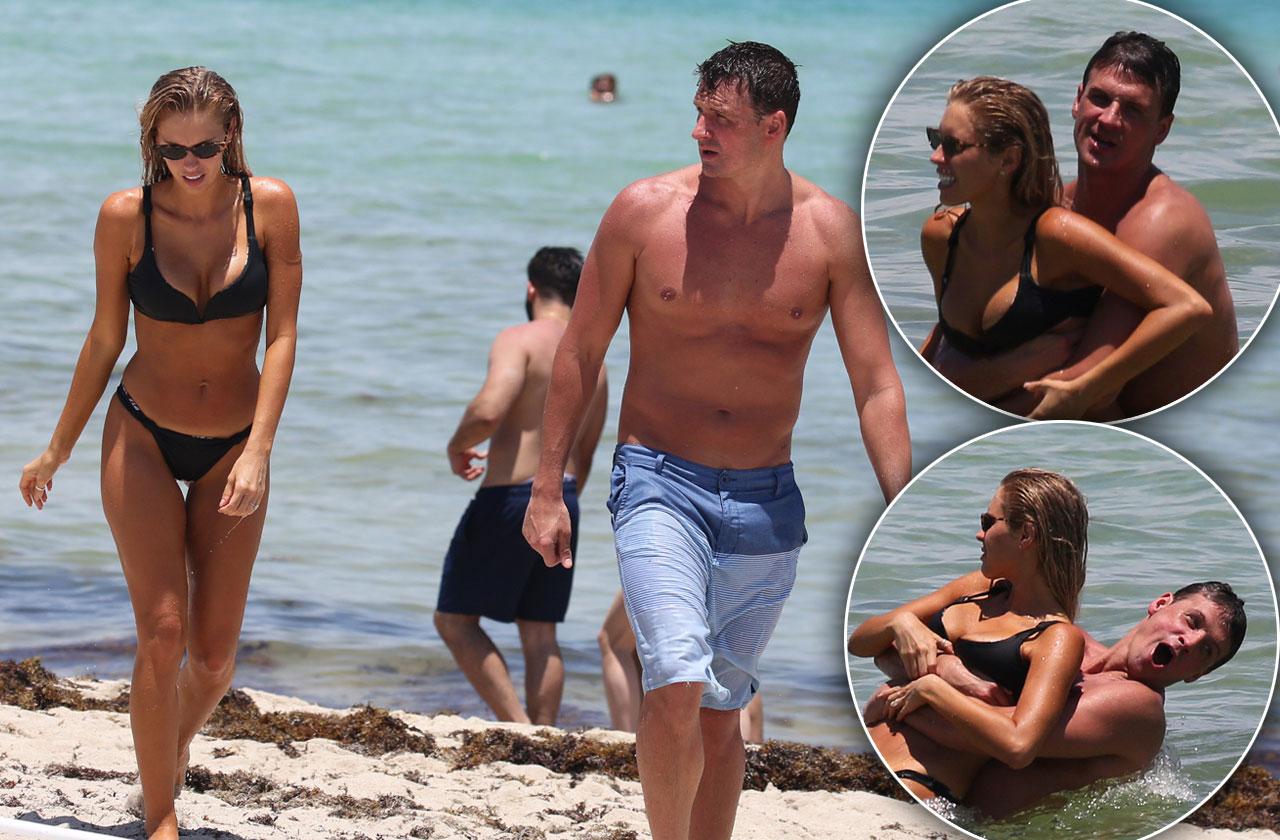 Shirtless Ryan Lochte Bikini Clad Kayla Rae Reid Enjoy The Beach