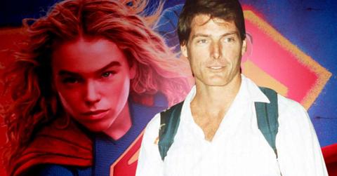 Photo of Christopher Reeve and Milly Alcock