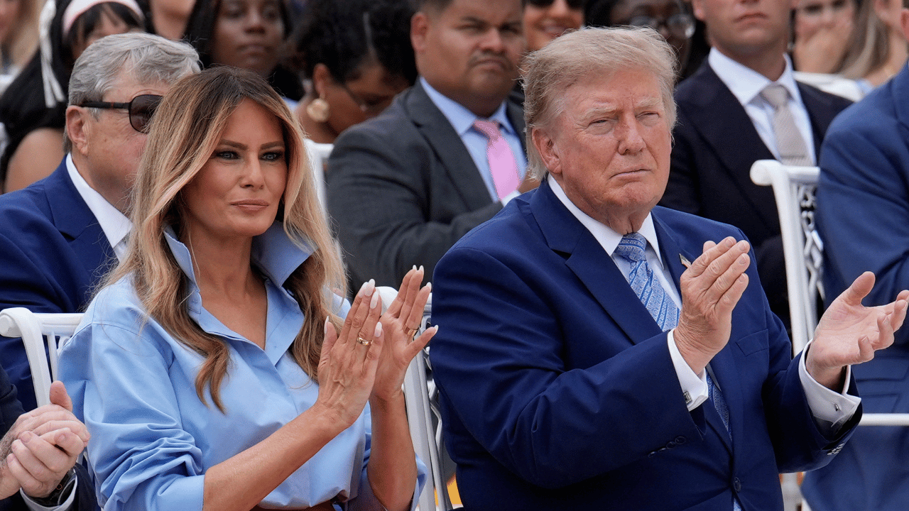 Melania Trump made an appearance after disappearing from the spotlight for a month.